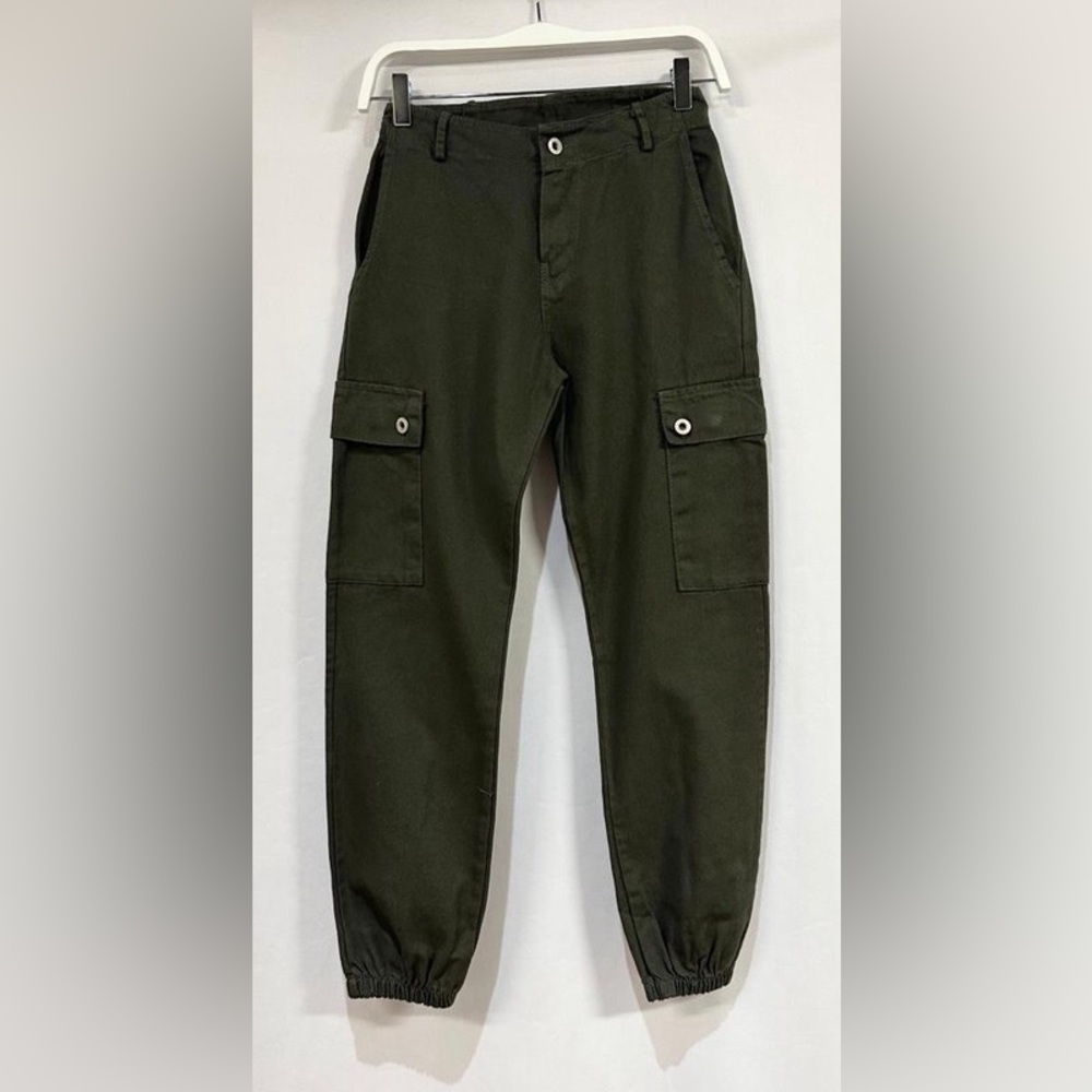 (61518-CAR-ARM) CUFFED ANKLES CARGO JOGGERS